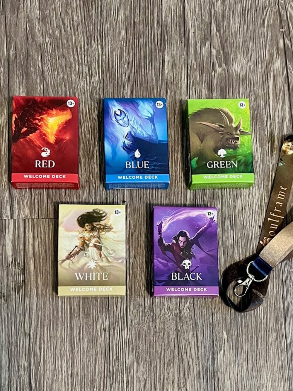 NEW in Box Magic The Gathering Welcome Deck Cards All 5 Colors Pax 2026